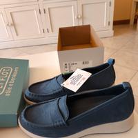scarpe donna fly flot nuove taglia 40 blu