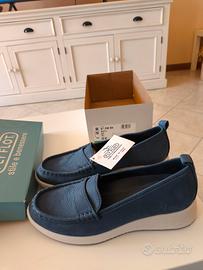 scarpe donna fly flot nuove taglia 40 blu