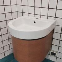 Lavabo con cassettone rovere naturale SOTTOCOSTO
