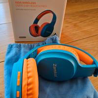 cuffie wireless per bambini con limitatore audio