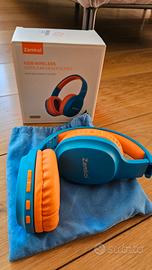 cuffie wireless per bambini con limitatore audio