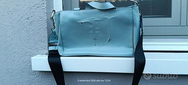 Borsa a spalla/tracolla Trussardi jeans azzura