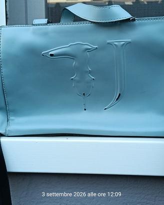 Borsa a spalla/tracolla Trussardi jeans azzura