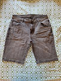 Bermuda Jeans Uomo Piazza Italia Taglia 52 Grigio