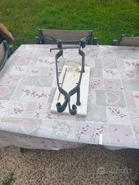 porta prosciutto in ferro battuto 