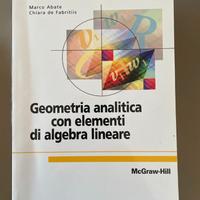 Libro Geometria analitica con elementi di algebra
