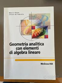 Libro Geometria analitica con elementi di algebra