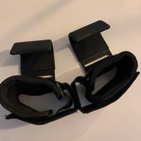 Ganci con fasce polsi per pesi