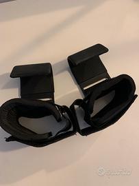 Ganci con fasce polsi per pesi