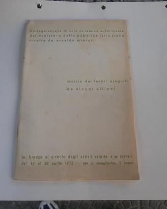 Mostra dei lavori eseguiti da alcuni allievi