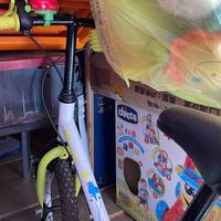 Bici e seggiolino per bici posteriore
