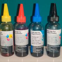 Ricariche inchiostro cartucce 400ml nero + multic