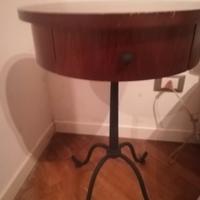 comodini in ferro battuto e legno marca slam