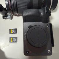 Sony fx3 con obiettivi e accessori