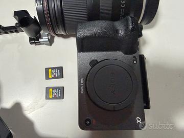 Sony fx3 con obiettivi e accessori