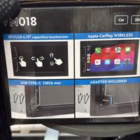 Stereo aple car play e android auto
