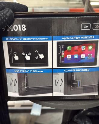 Stereo aple car play e android auto