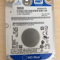 Hard disk da 500gb 2.5WD