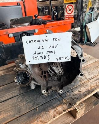 Cambio Volkswagen Fox 1.4 16V Anno 2006 Codice Mot