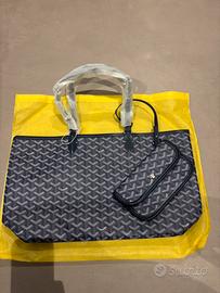 Borsa Goyard Saint Louis, colorazione blu nuova.