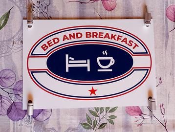 Targa a Norma per Bed and Breakfast