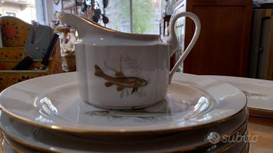 servizio piatti pesce Bavaria Germany 