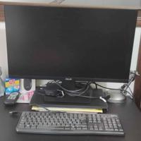 Monitor Asus 27 pollici e tastiera