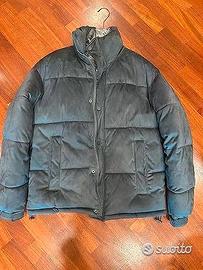 Piumino Zara effetto scamosciato Grigio