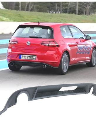 DIFFUSORE PER VOLKSWAGEN VW GOLF 7.5 17-20 LOOK GT