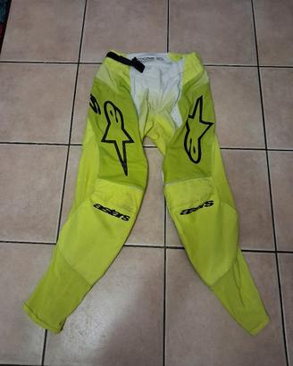 pantaloni cross Alpinestars tg 32 e maglia