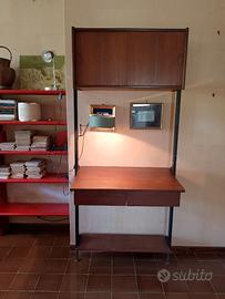 Scrittoio Libreria Vintage Anni 60