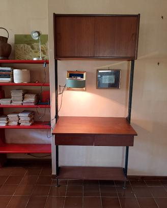 Scrittoio Libreria Vintage Anni 60