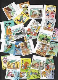 Disney - lotto francobolli nuovi