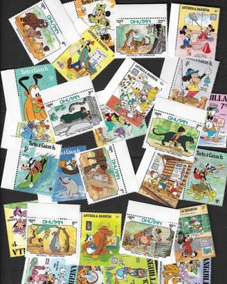 Disney - lotto francobolli nuovi