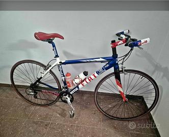 Bicicletta ibrida alluminio serigrafia originale 