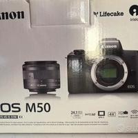 Canon M50 - batterie e adattatore