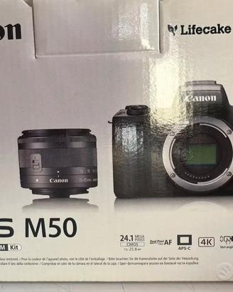 Canon M50 - batterie e adattatore