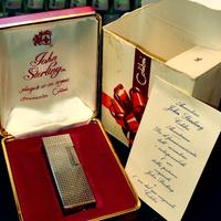 Accendino Colibri John Sterling Placcato Argento