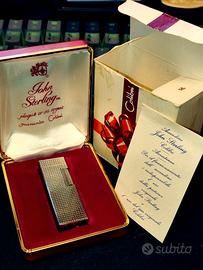 Accendino Colibri John Sterling Placcato Argento