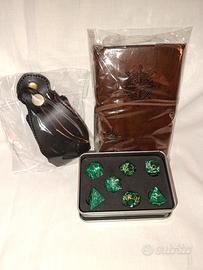 Set DnD Oceano - Dadi, taccuino e scarsella