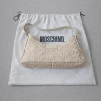 Borsa Moschino originale – Beige con logo all over