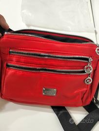 Borsa casual multifunzionale rossa