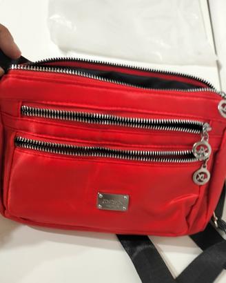 Borsa casual multifunzionale rossa