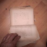 antico manoscritto da collezione del 1800