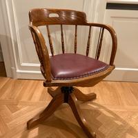 Sedia epoca / vintage ufficio girevole