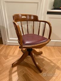 Sedia epoca / vintage ufficio girevole
