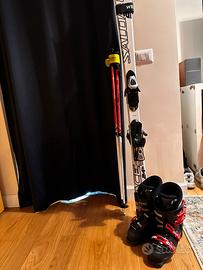 Sci Salomon 24h Race 150cm + Scarponi + bastoncini