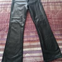 pantaloni ecopelle 