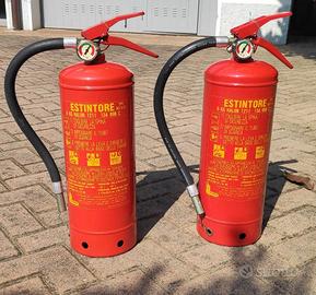 Coppia estintori vintage SO.GE.PR.IN. 6kg – 1992