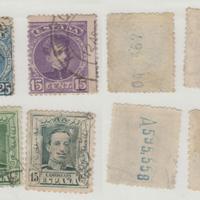 97 Francobolli Spagna 1901/1955 in busta,  1901-55